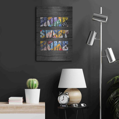 Luxe Metal Art 'Home Sweet Home' by Design Turnpike, Metal Wall Art,16x24