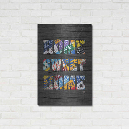 Luxe Metal Art 'Home Sweet Home' by Design Turnpike, Metal Wall Art,24x36