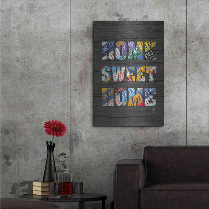 Luxe Metal Art 'Home Sweet Home' by Design Turnpike, Metal Wall Art,24x36