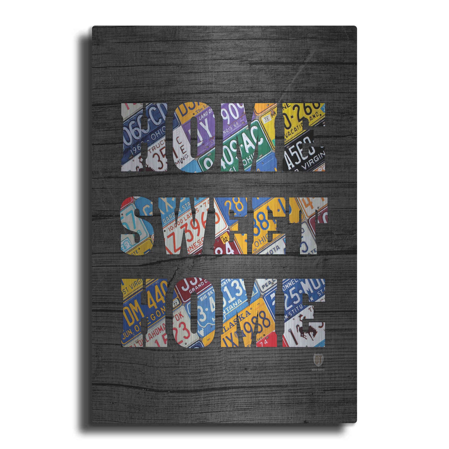 Luxe Metal Art 'Home Sweet Home' by Design Turnpike, Metal Wall Art