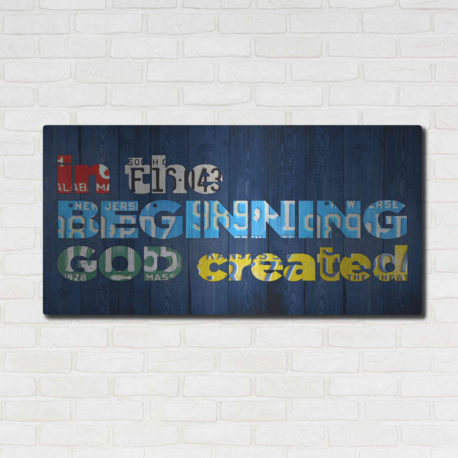 Luxe Metal Art 'Gen 11' by Design Turnpike, Metal Wall Art,48x24