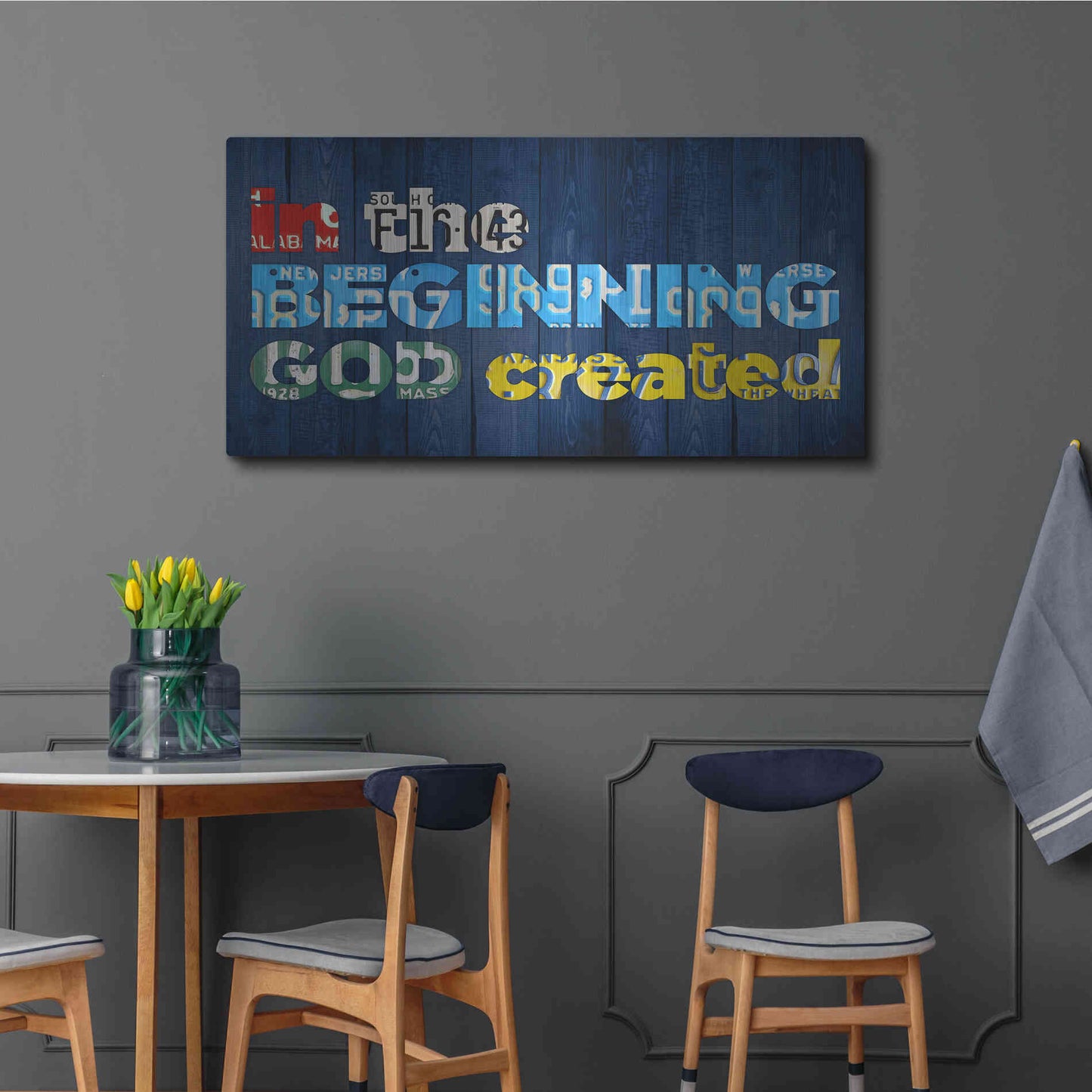 Luxe Metal Art 'Gen 11' by Design Turnpike, Metal Wall Art,48x24