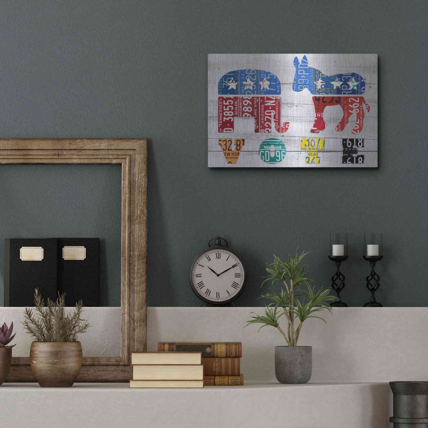 Luxe Metal Art 'Vote' by Design Turnpike, Metal Wall Art,16x12