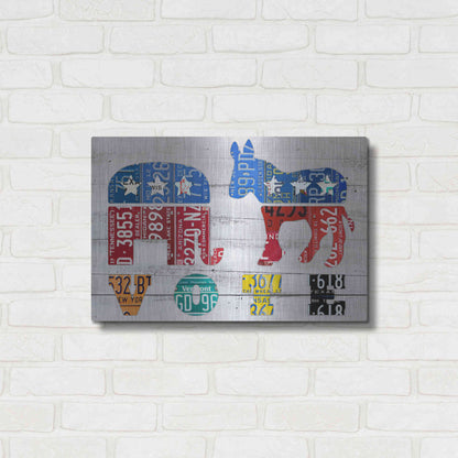Luxe Metal Art 'Vote' by Design Turnpike, Metal Wall Art,24x16