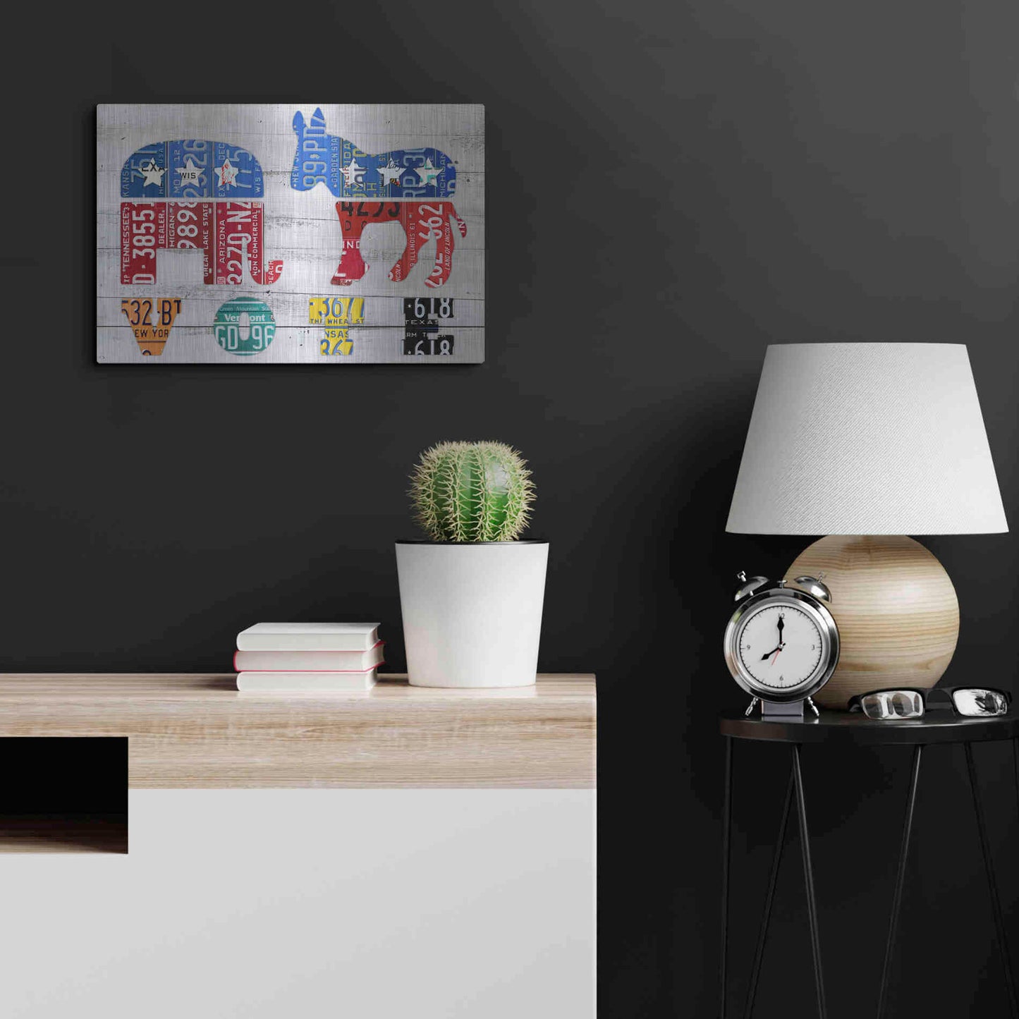 Luxe Metal Art 'Vote' by Design Turnpike, Metal Wall Art,24x16