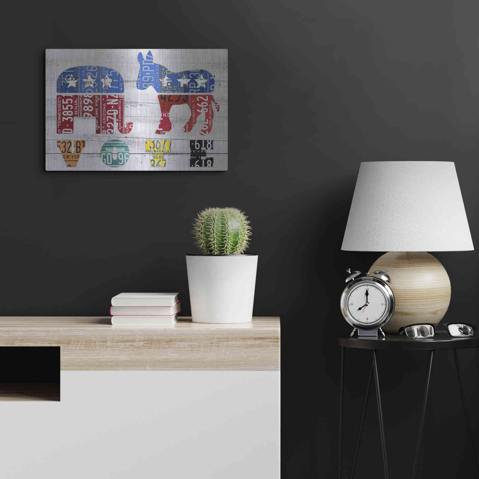 Luxe Metal Art 'Vote' by Design Turnpike, Metal Wall Art,24x16