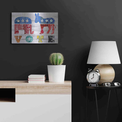 Luxe Metal Art 'Vote' by Design Turnpike, Metal Wall Art,24x16