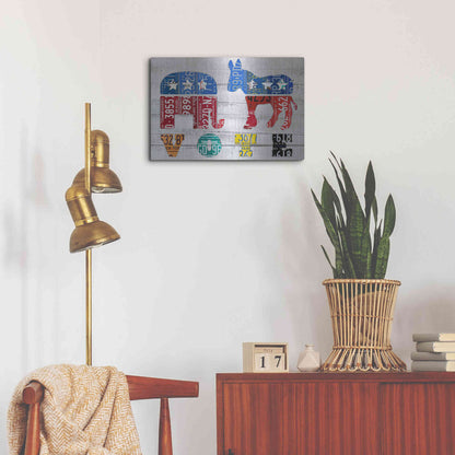 Luxe Metal Art 'Vote' by Design Turnpike, Metal Wall Art,24x16