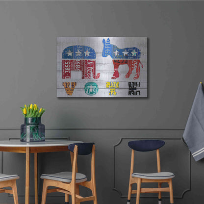 Luxe Metal Art 'Vote' by Design Turnpike, Metal Wall Art,36x24