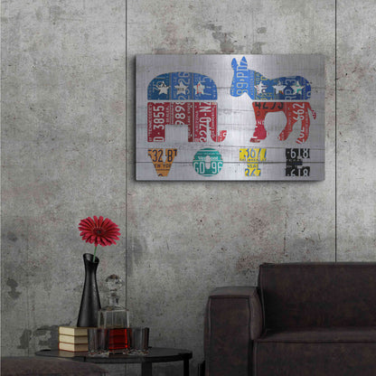 Luxe Metal Art 'Vote' by Design Turnpike, Metal Wall Art,36x24