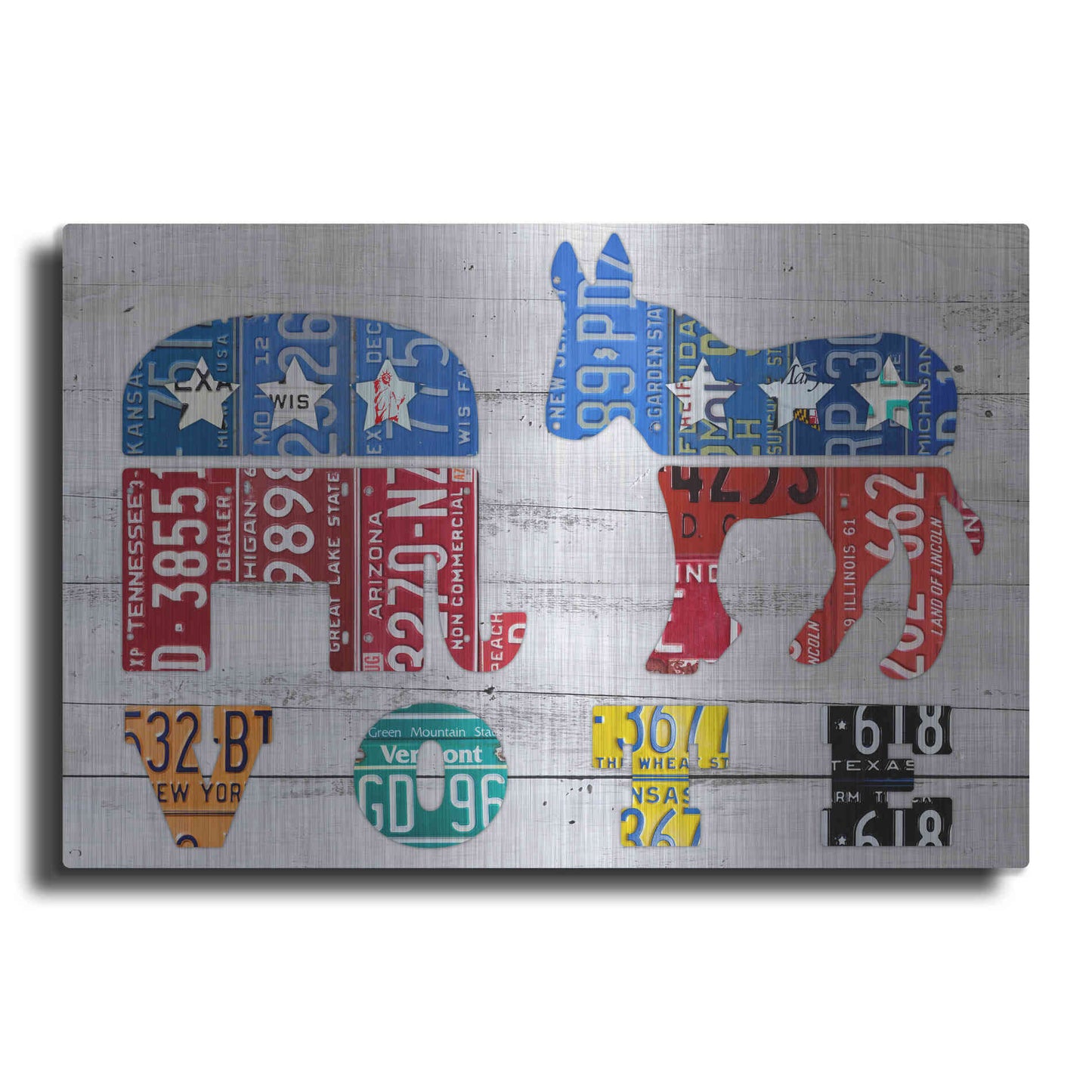 Luxe Metal Art 'Vote' by Design Turnpike, Metal Wall Art