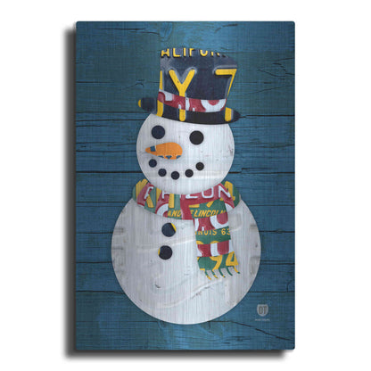 Luxe Metal Art 'Snowman' by Design Turnpike, Metal Wall Art