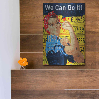 Luxe Metal Art 'Rosie' by Design Turnpike, Metal Wall Art,12x16