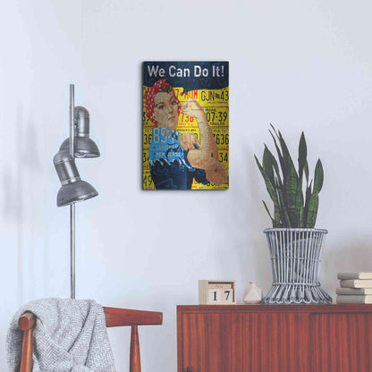 Luxe Metal Art 'Rosie' by Design Turnpike, Metal Wall Art,16x24