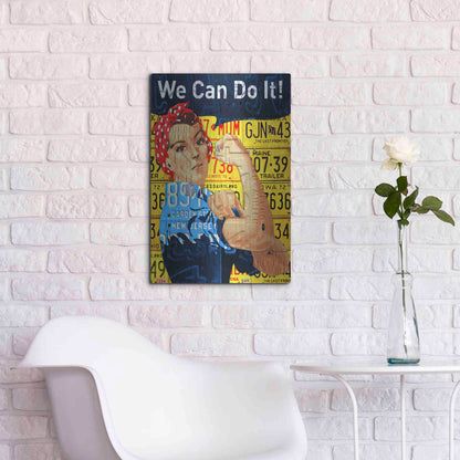 Luxe Metal Art 'Rosie' by Design Turnpike, Metal Wall Art,16x24