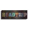 Luxe Metal Art 'Road Trip Lettering' by Design Turnpike, Metal Wall Art