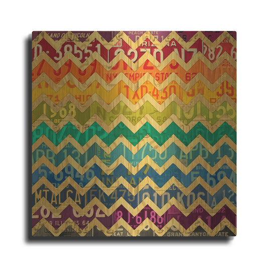 Luxe Metal Art 'Patterns In The Road 1' by Design Turnpike, Metal Wall Art