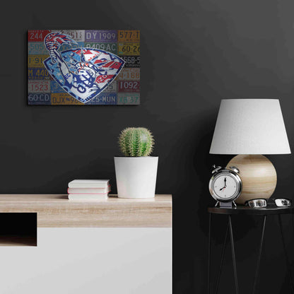 Luxe Metal Art 'Liberty' by Design Turnpike, Metal Wall Art,24x16