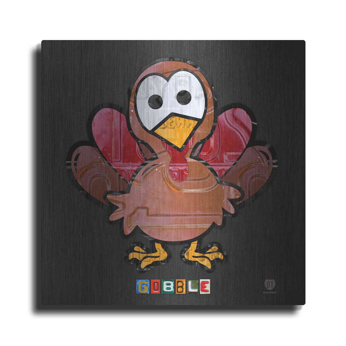 Luxe Metal Art 'Gobble' by Design Turnpike, Metal Wall Art