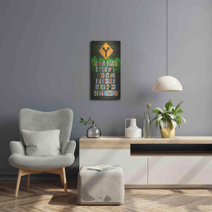 Luxe Metal Art 'Frost' by Design Turnpike, Metal Wall Art,12x24