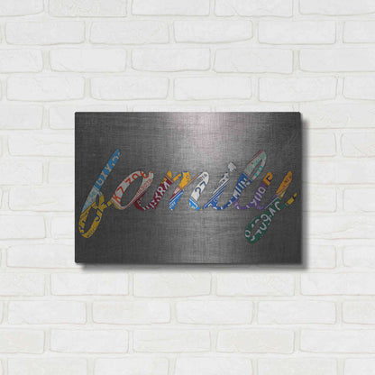 Luxe Metal Art 'Family Sign Metal' by Design Turnpike, Metal Wall Art,24x16