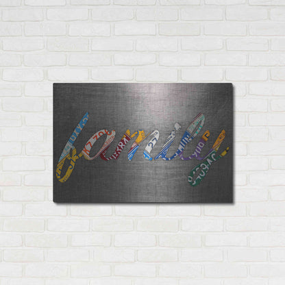 Luxe Metal Art 'Family Sign Metal' by Design Turnpike, Metal Wall Art,36x24