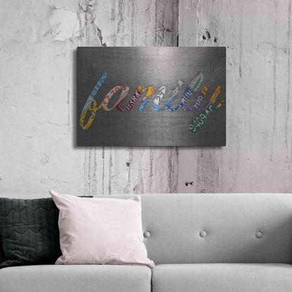 Luxe Metal Art 'Family Sign Metal' by Design Turnpike, Metal Wall Art,36x24