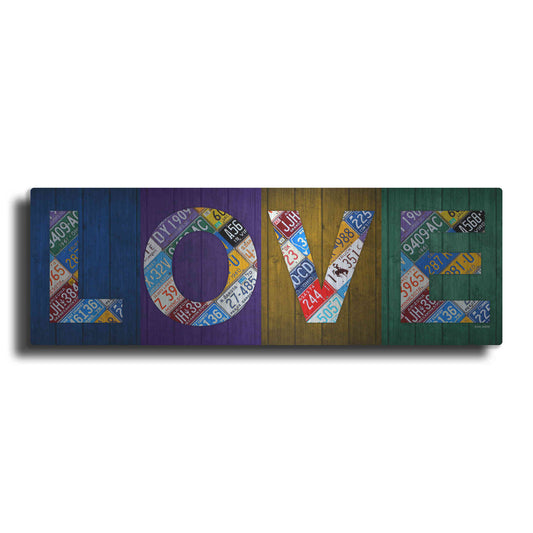 Luxe Metal Art 'Love' by Design Turnpike, Metal Wall Art