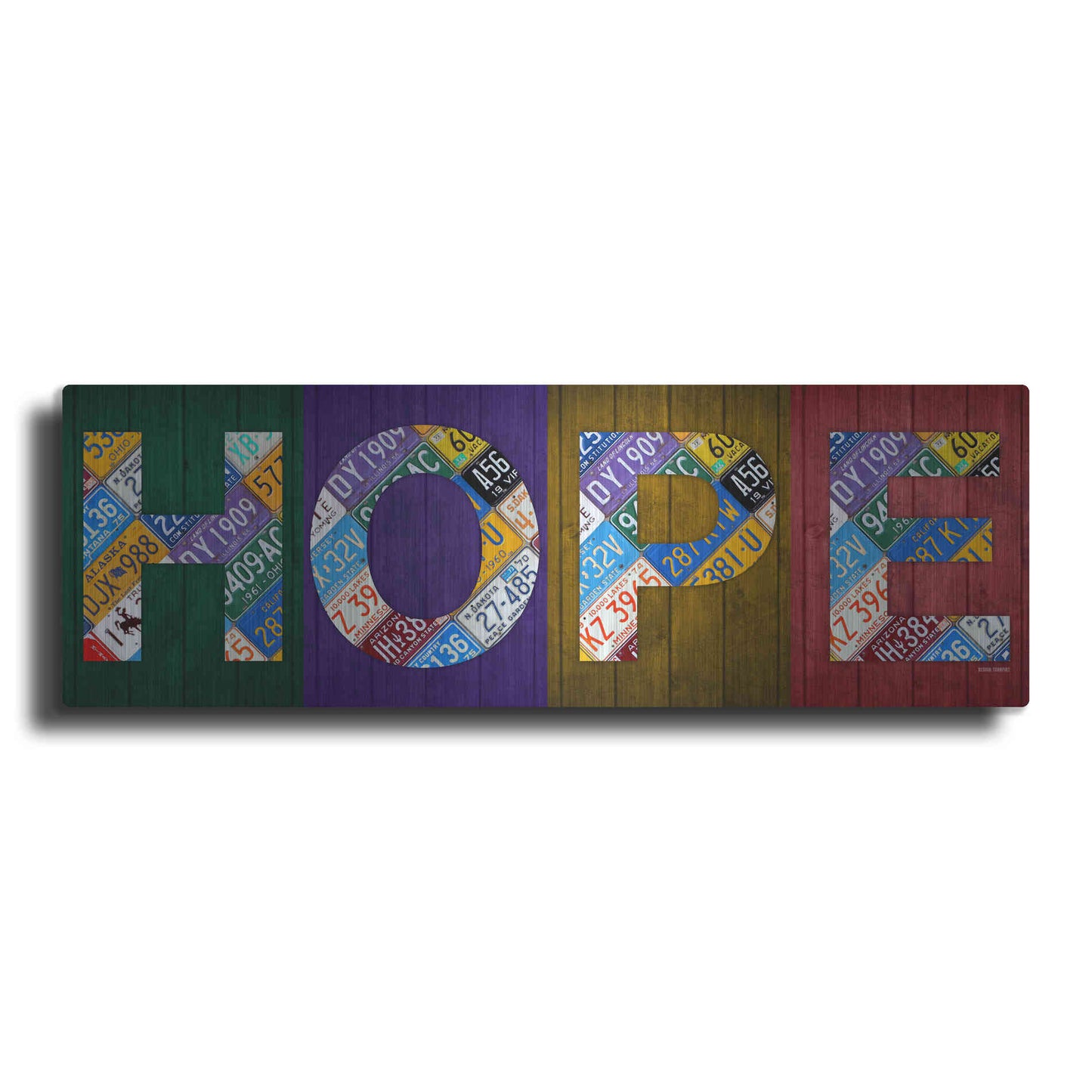 Luxe Metal Art 'Hope' by Design Turnpike, Metal Wall Art