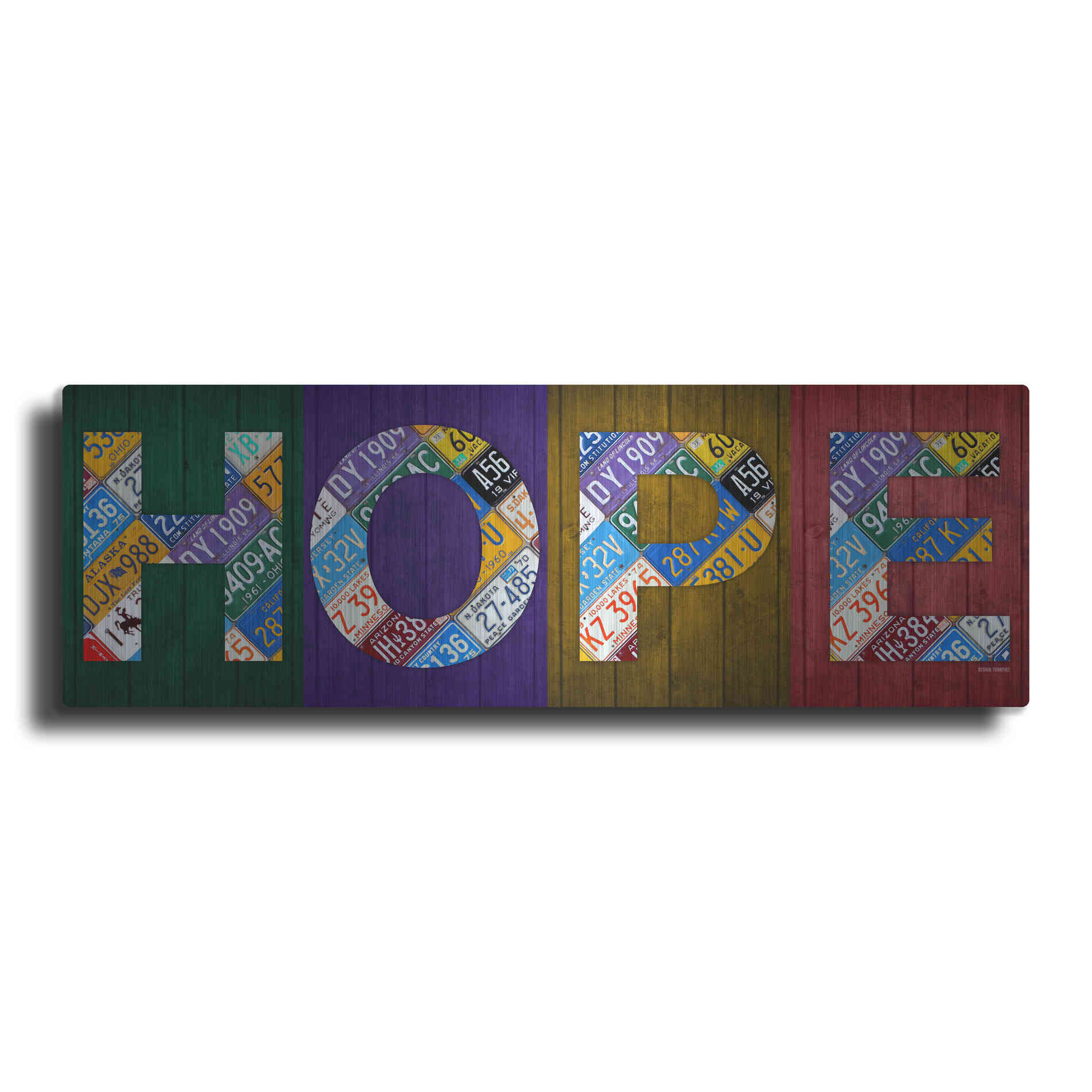 Luxe Metal Art 'Hope' by Design Turnpike, Metal Wall Art
