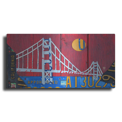 Luxe Metal Art 'Golden Gate' by Design Turnpike, Metal Wall Art