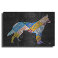 Luxe Metal Art 'German Shepherd' by Design Turnpike, Metal Wall Art