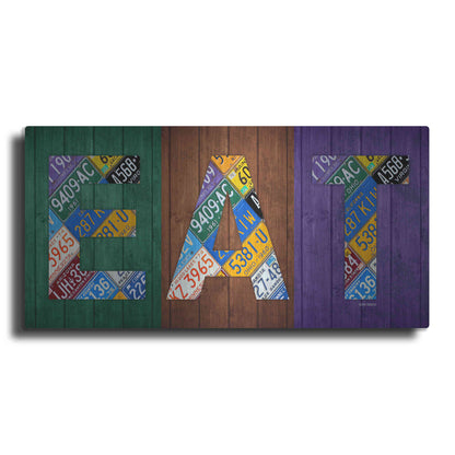 Luxe Metal Art 'Eat' by Design Turnpike, Metal Wall Art