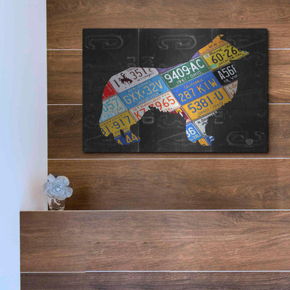 Luxe Metal Art 'Collie' by Design Turnpike, Metal Wall Art,16x12