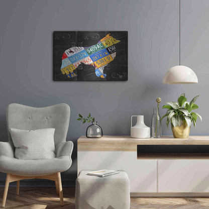 Luxe Metal Art 'Collie' by Design Turnpike, Metal Wall Art,24x16