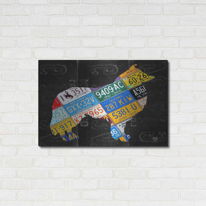 Luxe Metal Art 'Collie' by Design Turnpike, Metal Wall Art,36x24