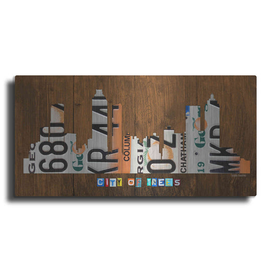 Luxe Metal Art 'Atlanta Skyline' by Design Turnpike, Metal Wall Art