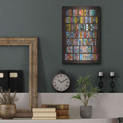 Luxe Metal Art 'Serenity 2' by Design Turnpike, Metal Wall Art,12x16