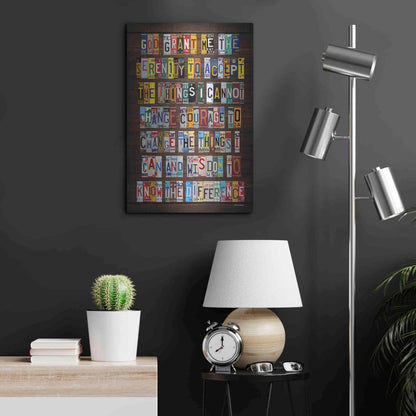 Luxe Metal Art 'Serenity 2' by Design Turnpike, Metal Wall Art,16x24
