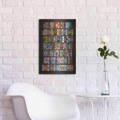 Luxe Metal Art 'Serenity 2' by Design Turnpike, Metal Wall Art,16x24