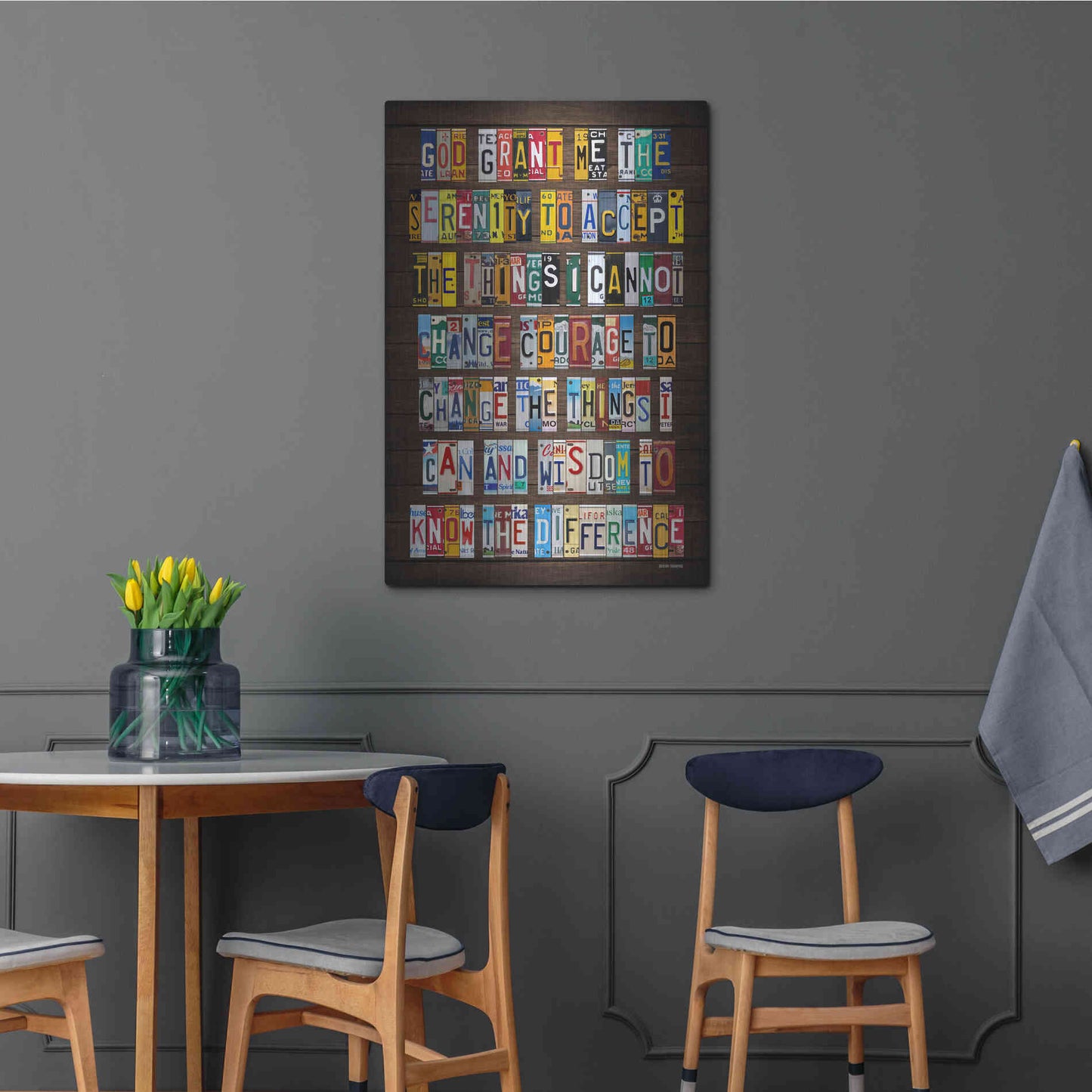 Luxe Metal Art 'Serenity 2' by Design Turnpike, Metal Wall Art,24x36