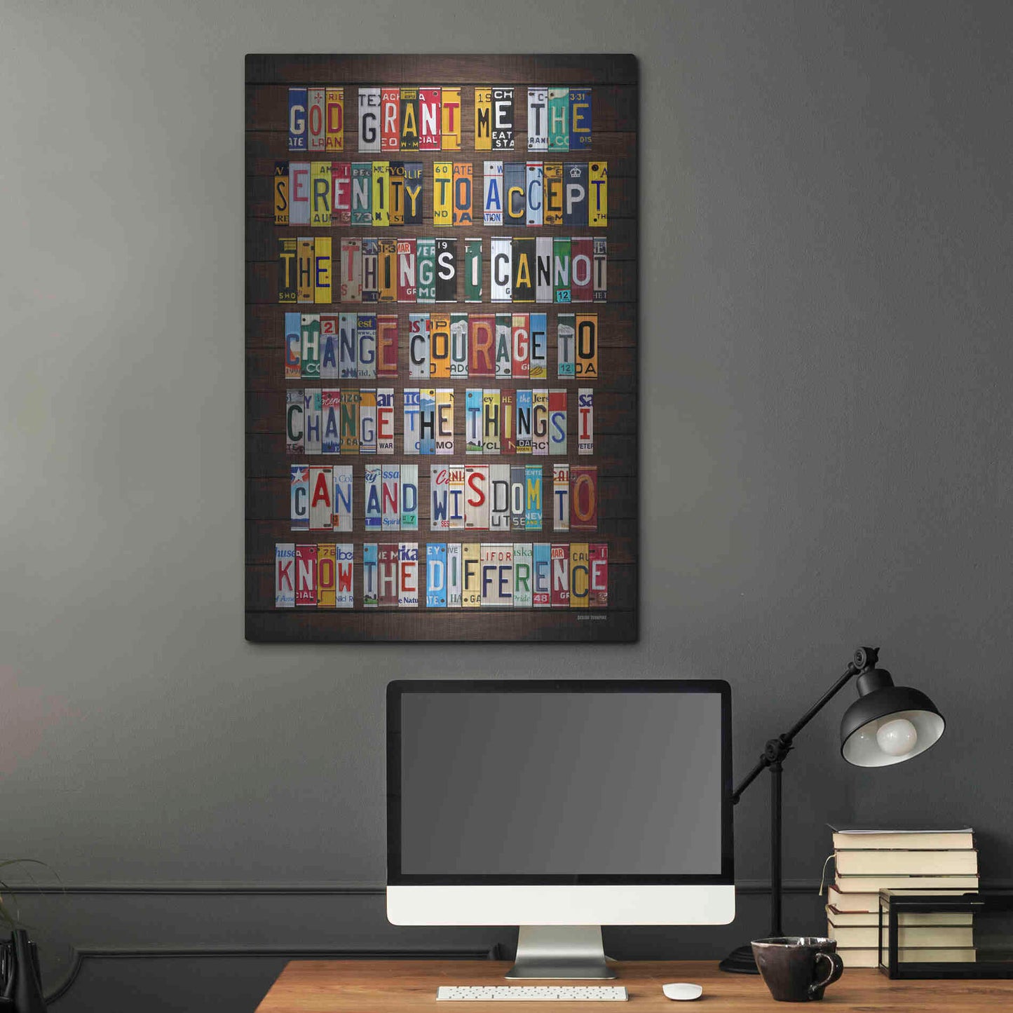 Luxe Metal Art 'Serenity 2' by Design Turnpike, Metal Wall Art,24x36