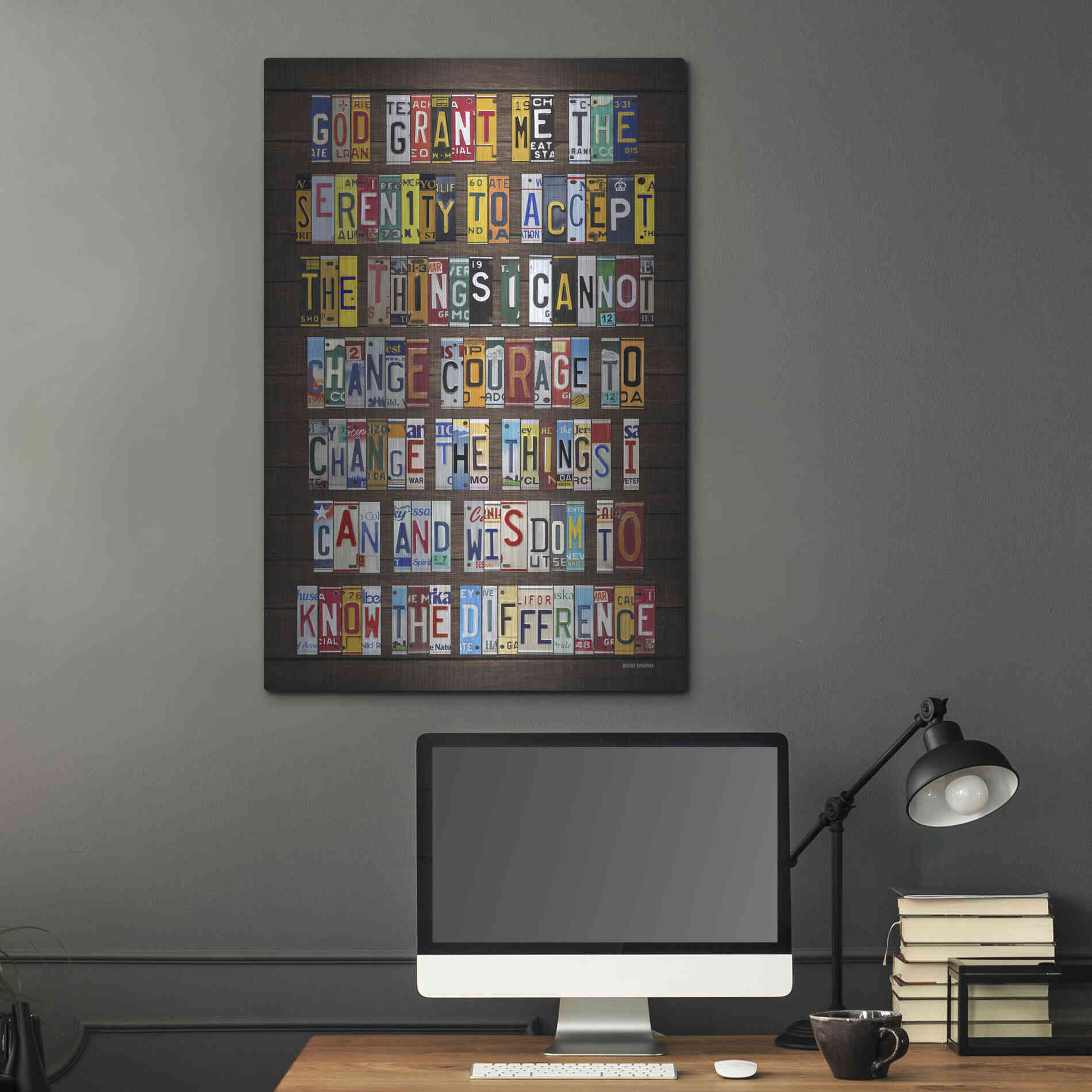 Luxe Metal Art 'Serenity 2' by Design Turnpike, Metal Wall Art,24x36