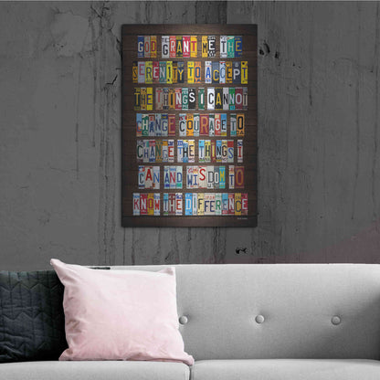 Luxe Metal Art 'Serenity 2' by Design Turnpike, Metal Wall Art,24x36