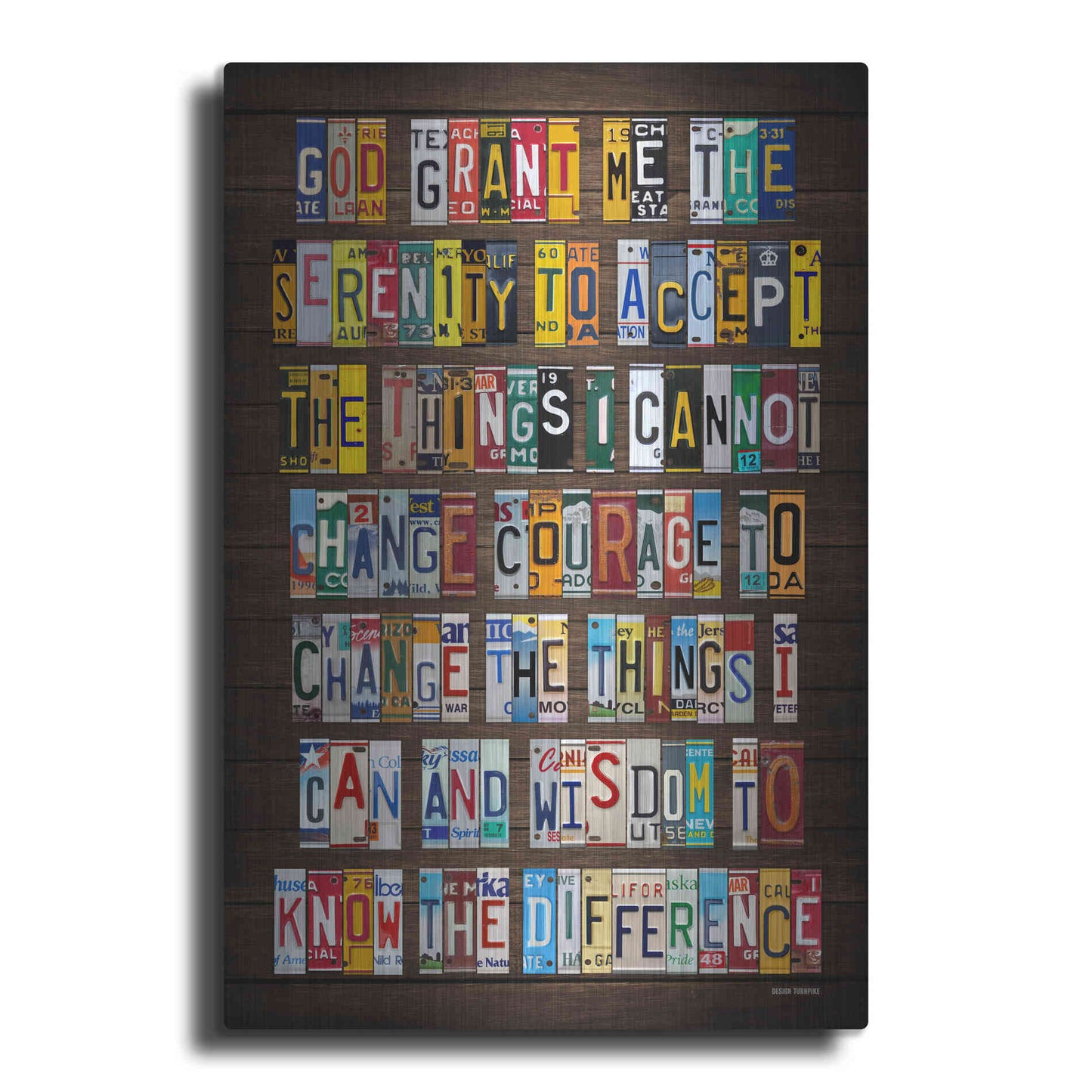 Luxe Metal Art 'Serenity 2' by Design Turnpike, Metal Wall Art