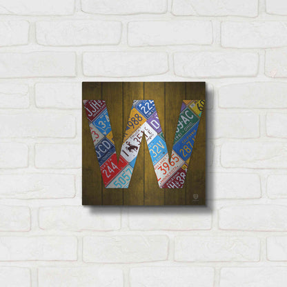 Luxe Metal Art 'W' by Design Turnpike, Metal Wall Art,12x12