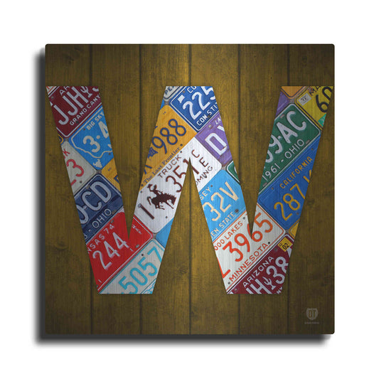 Luxe Metal Art 'W' by Design Turnpike, Metal Wall Art
