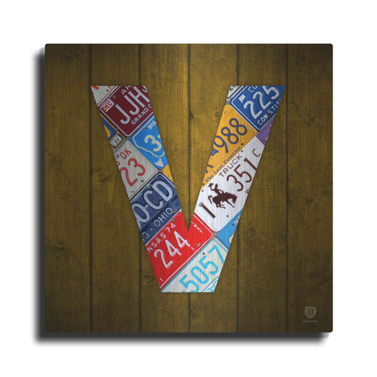 Luxe Metal Art 'V' by Design Turnpike, Metal Wall Art