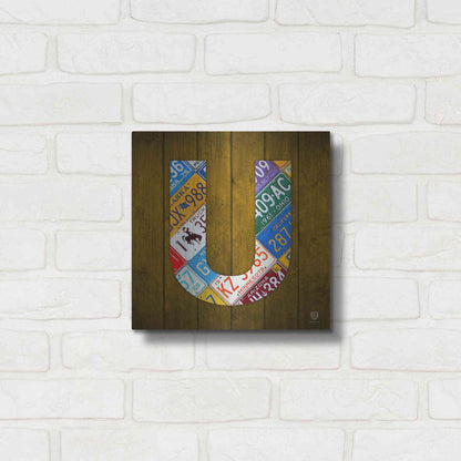 Luxe Metal Art 'U' by Design Turnpike, Metal Wall Art,12x12