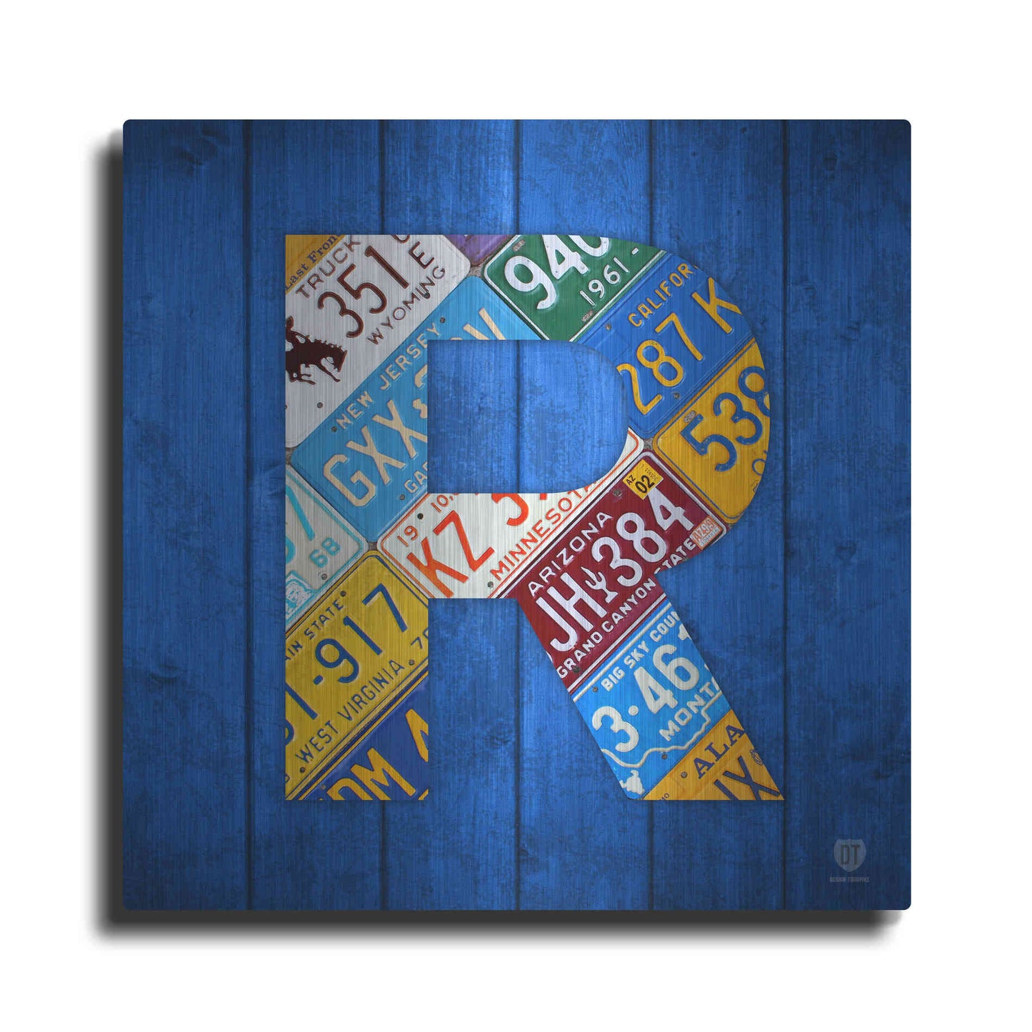 Luxe Metal Art 'R' by Design Turnpike, Metal Wall Art